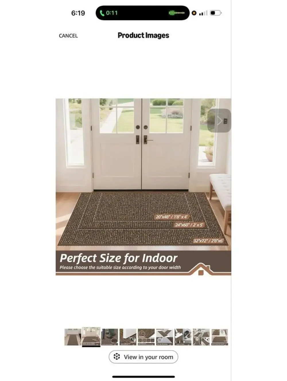 BEQHAUSE Dirt Trapper Door Mat 24